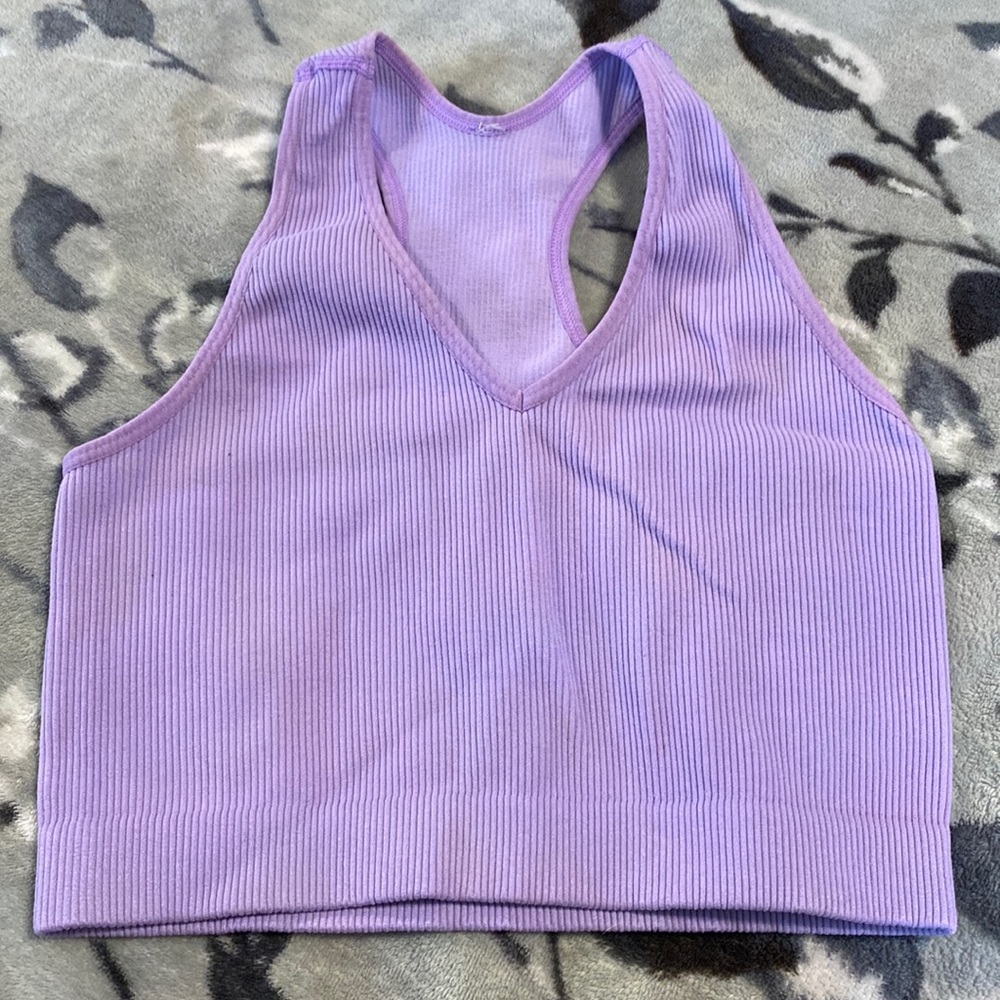 Racerback crop/bralette 2/$12